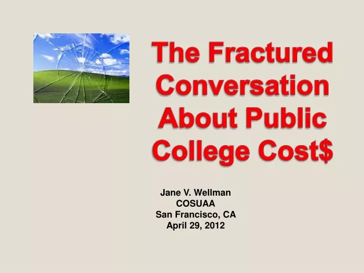 the fractured conversation about public college