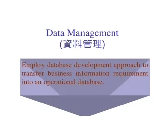 Data Management ( ????)