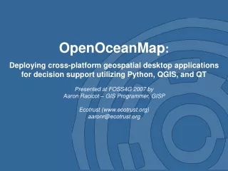OpenOceanMap :