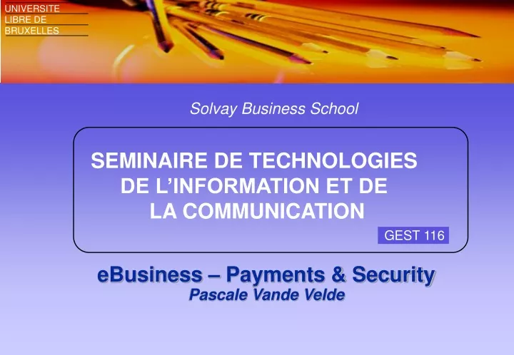 ebusiness payments security pascale vande velde
