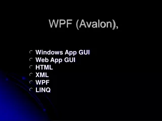 WPF (Avalon),