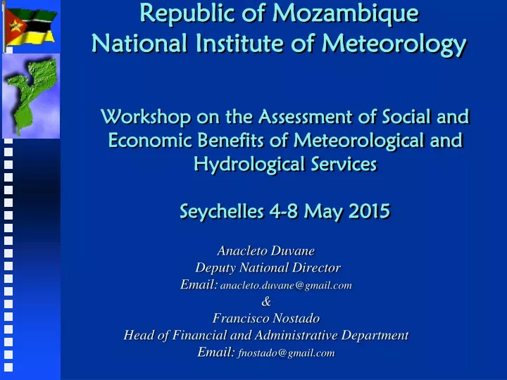 republic of mozambique national institute of meteorology