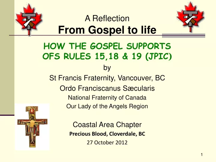 a reflection from gospel to life how the gospel
