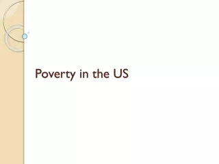 Poverty in the US