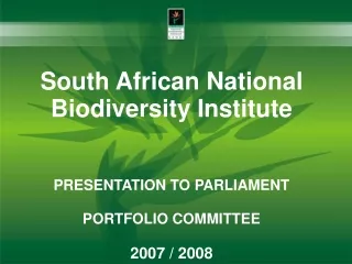 south african national biodiversity institute