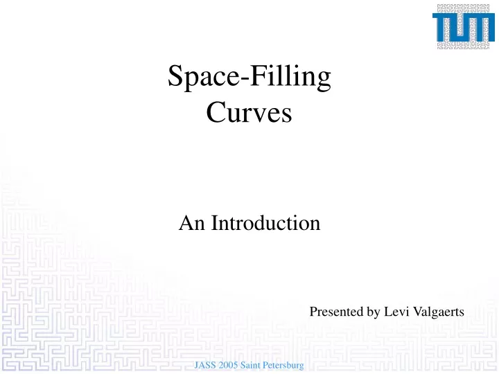 space filling curves