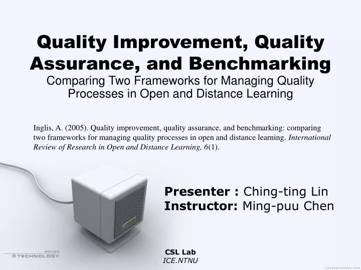 quality improvement quality assurance and benchmarking