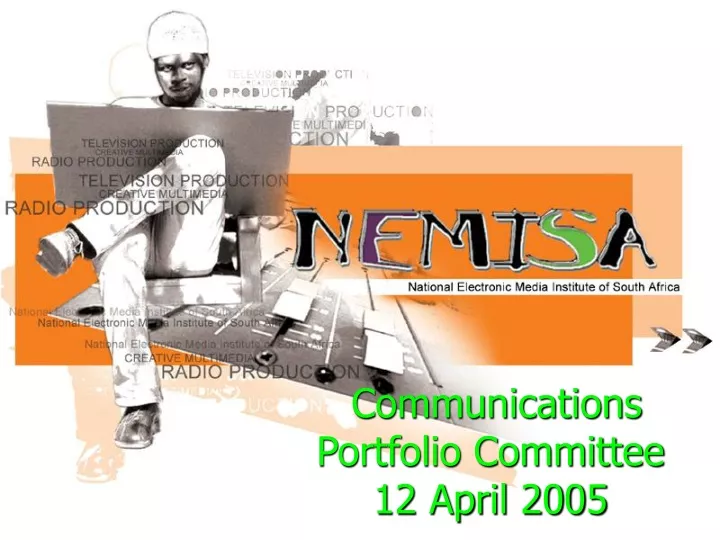communications portfolio committee 12 april 2005