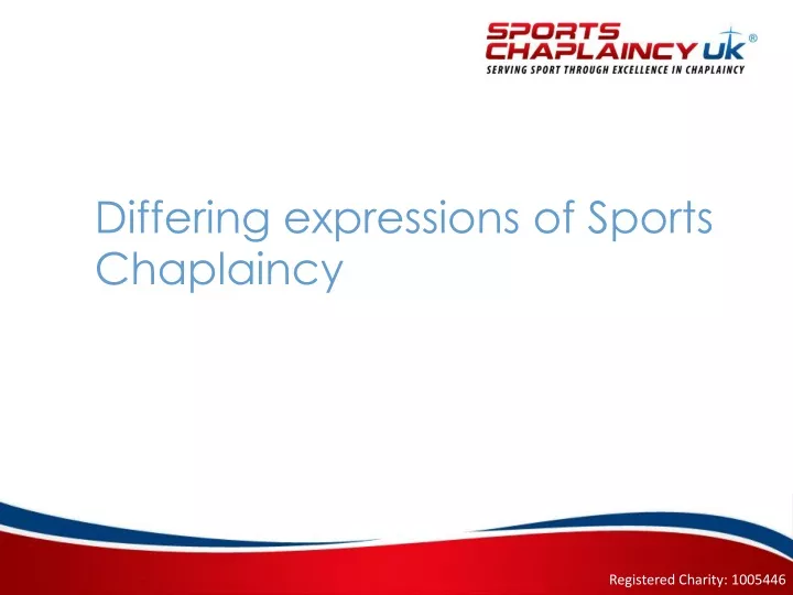 differing expressions of sports chaplaincy