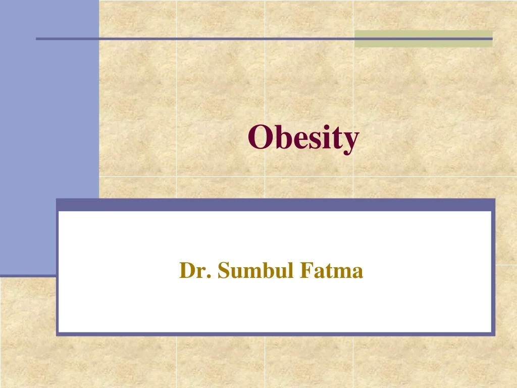 PPT - Obesity PowerPoint Presentation, free download - ID:9603890