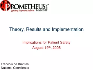 Theory, Results and Implementation