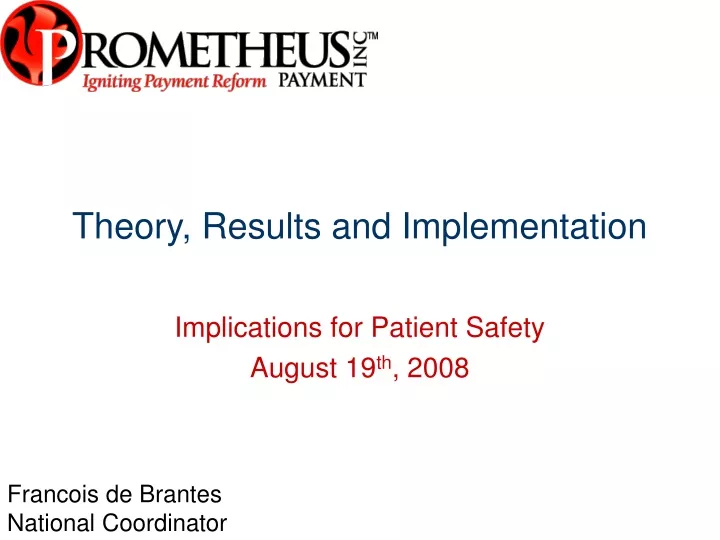 theory results and implementation