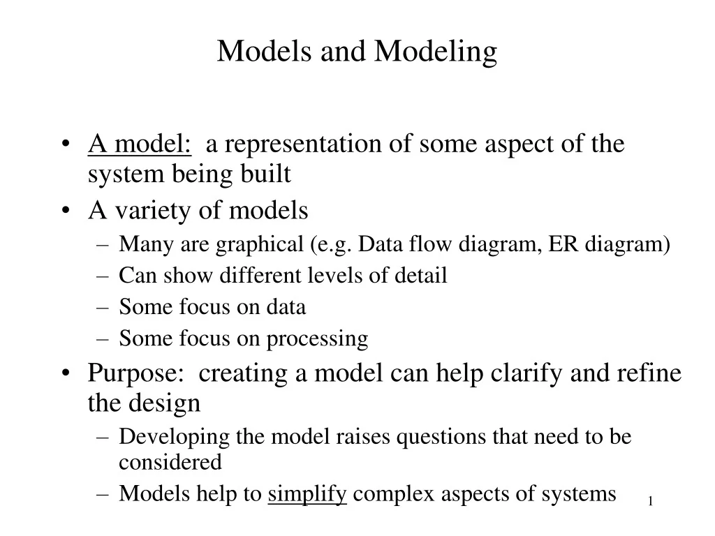 PPT - Models and Modeling PowerPoint Presentation, free download - ID ...