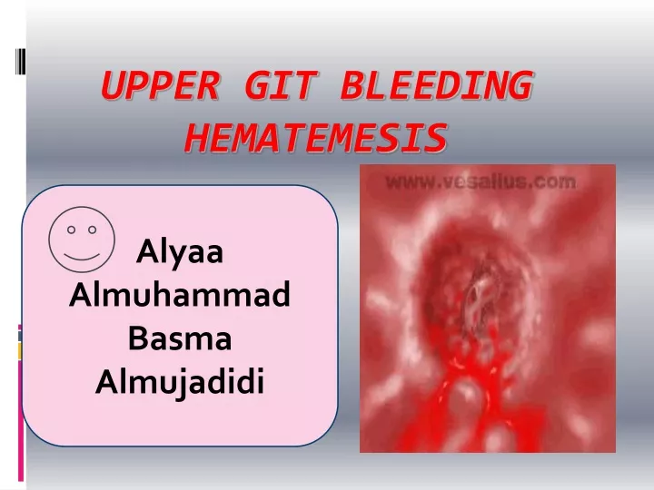 upper git bleeding hematemesis