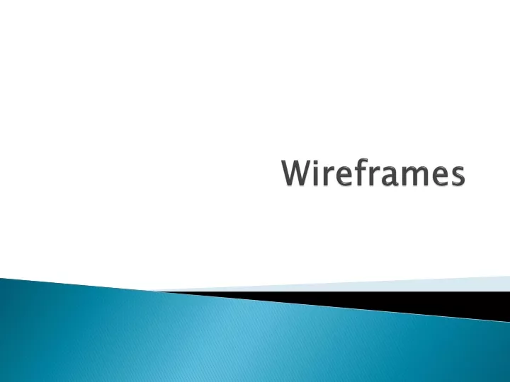 wireframes