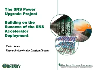 The SNS Power Upgrade Project  Building on the Success of the SNS Accelerator Deployment