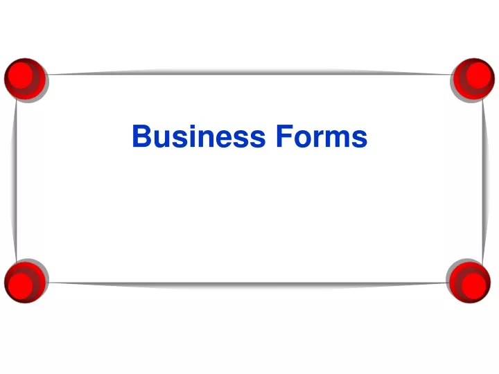 business forms