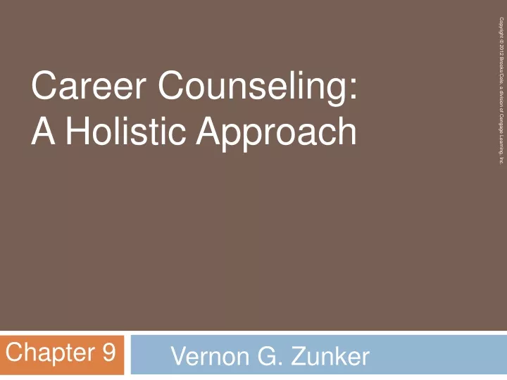 career counseling a holistic approach