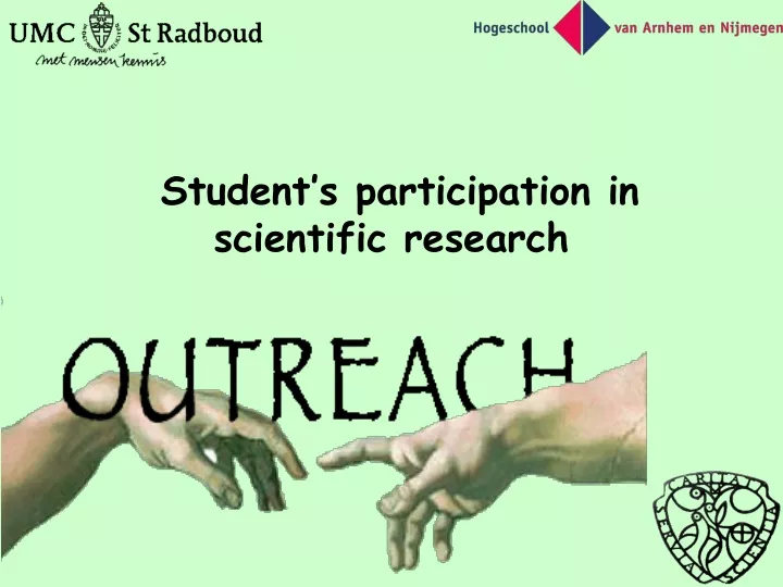student s participation in scientific research