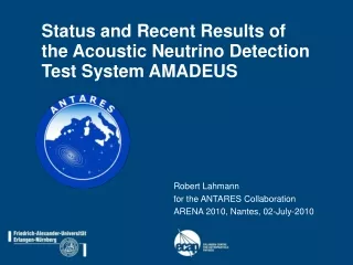 Status and Recent Results of the Acoustic Neutrino Detection Test System AMADEUS