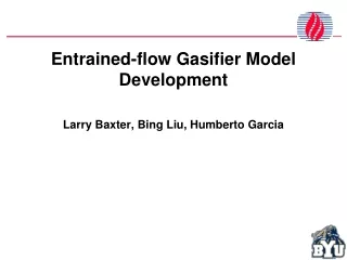 Entrained-flow Gasifier Model Development