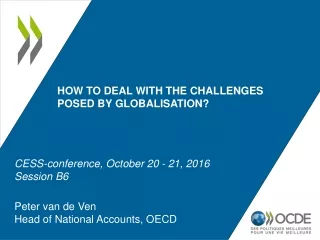 How to deal with the challenges posed by  globalisation ?
