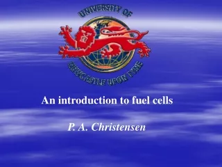 An introduction to fuel cells P. A. Christensen