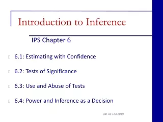 Introduction to Inference