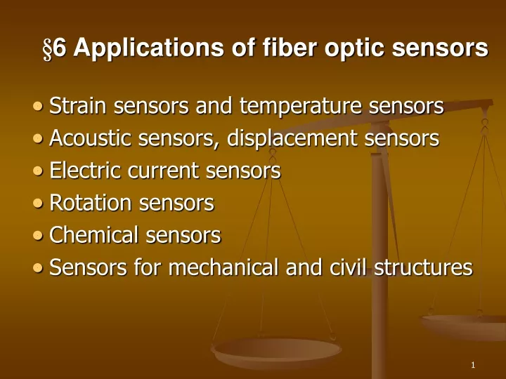 6 applications of fiber optic sensors