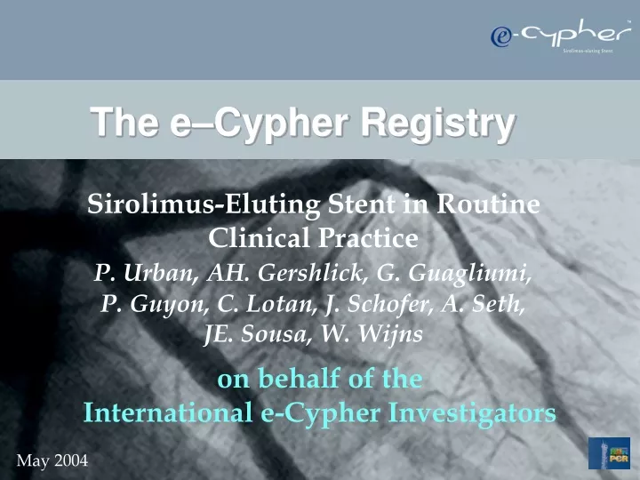 the e cypher registry