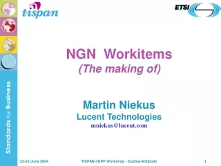 NGN  Workitems (The making of)