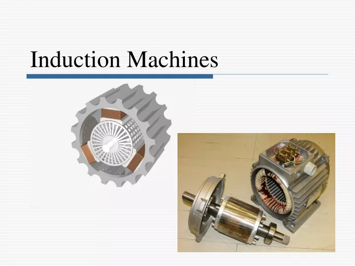 induction machines