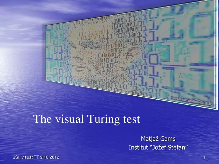 the visual turing test