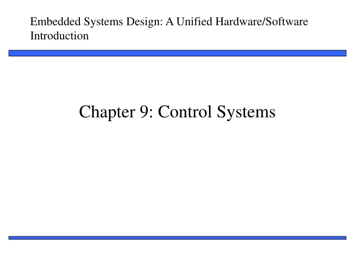 chapter 9 control systems