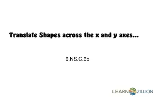 Translate Shapes across the x and y axes…