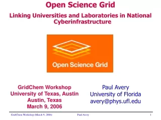 Paul Avery University of Florida avery@phys.ufl