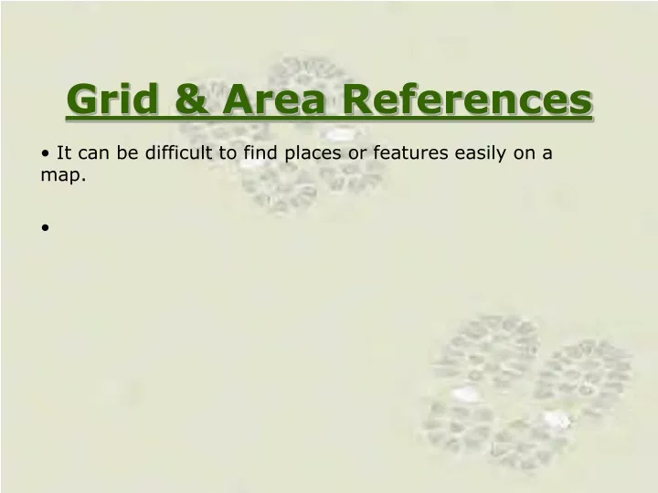 grid area references