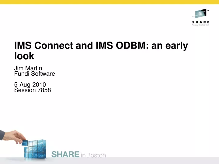 ims connect and ims odbm an early look