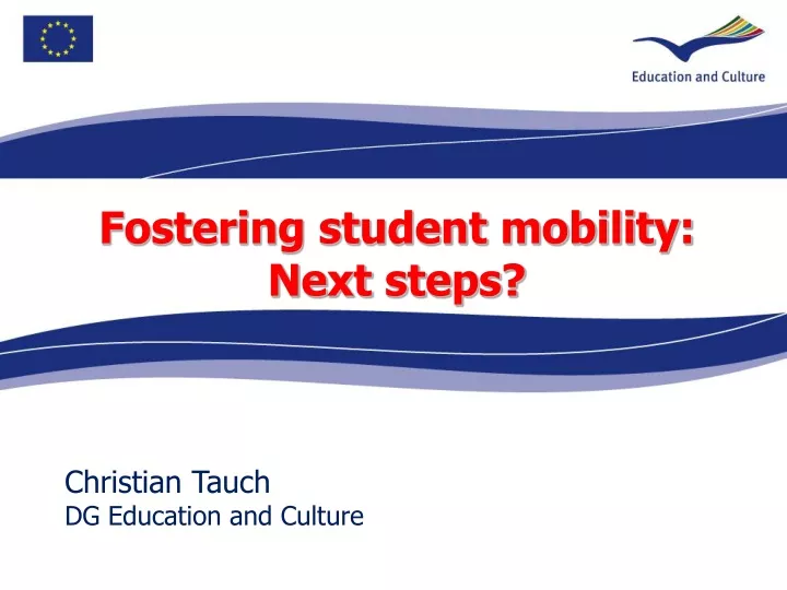 fostering student mobility next steps
