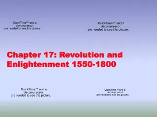 Chapter 17: Revolution and Enlightenment 1550-1800