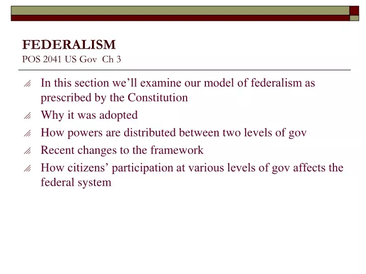 federalism pos 2041 us gov ch 3