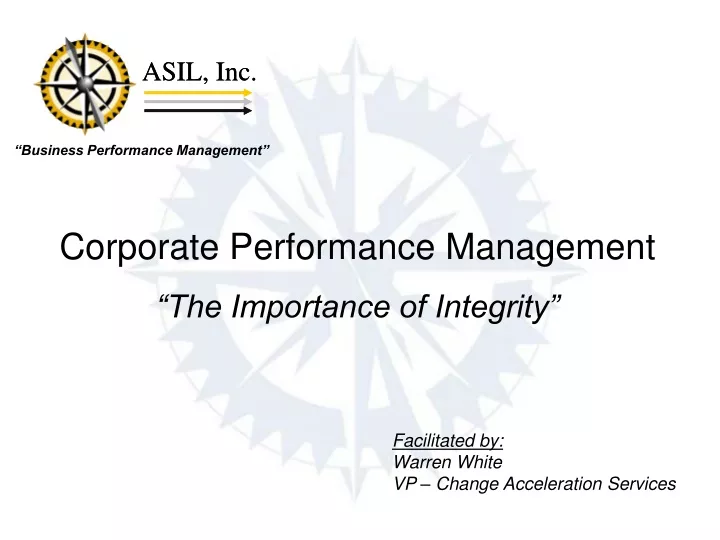 corporate performance management the importance