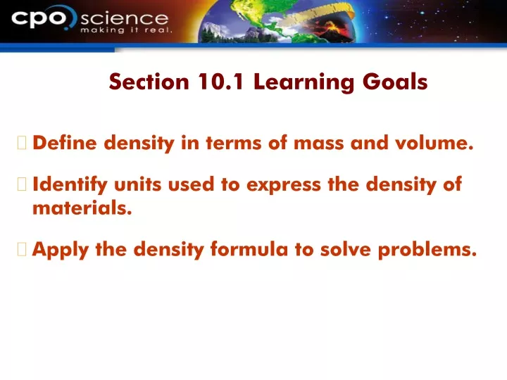 section 10 1 learning goals