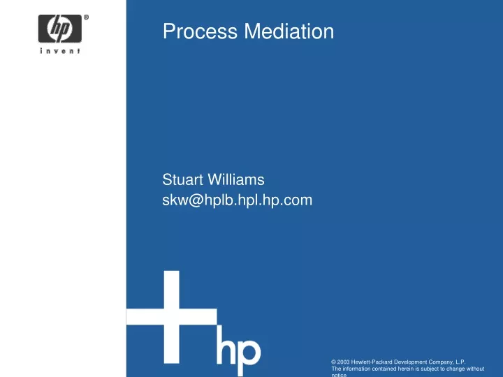 process mediation