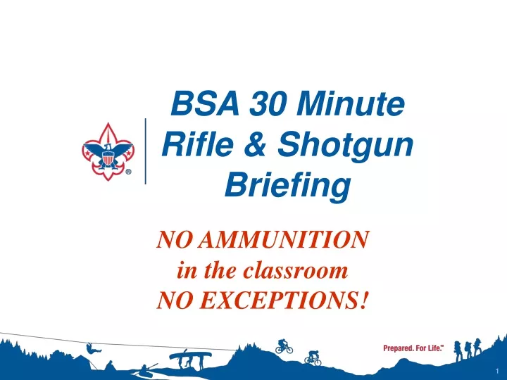 bsa 30 minute rifle shotgun briefing
