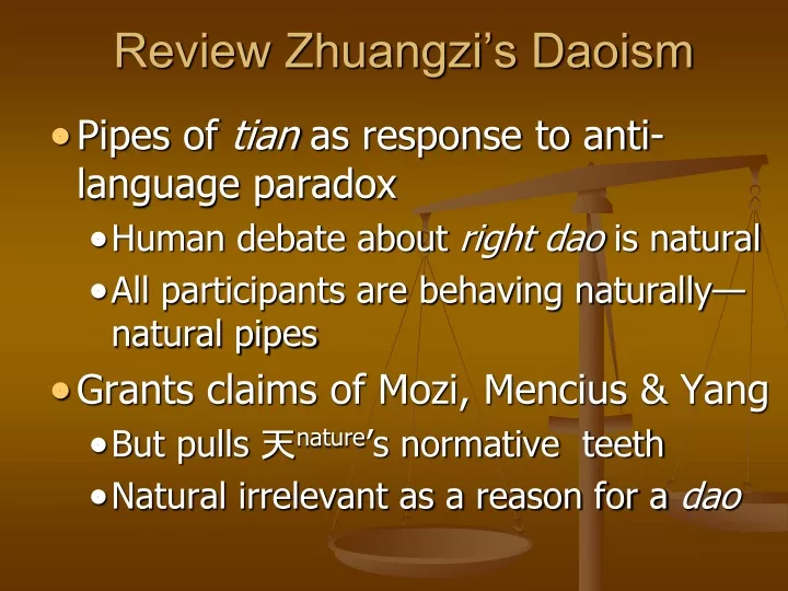 review zhuangzi s daoism