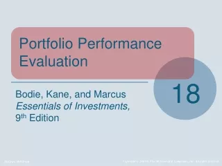 Portfolio Performance Evaluation