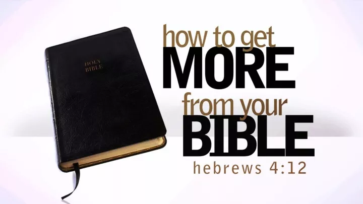 making your bible study come to life