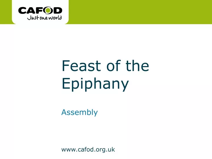 feast of the epiphany