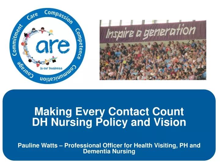 making every contact count dh nursing policy